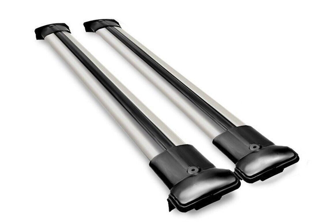 FITS Ford Custom Cross Bars Set - Fits SWB & LWB Satin Silver 2012-on
